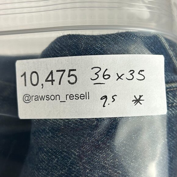 Marithe Francois Girbaud 90s Jeans 36x35 Double Knee Dark Wash Hip Hop Grunge - Picture 8 of 8